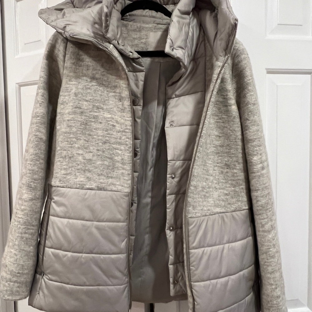 Soia & Kyo double layered Gray Puffer Jacket